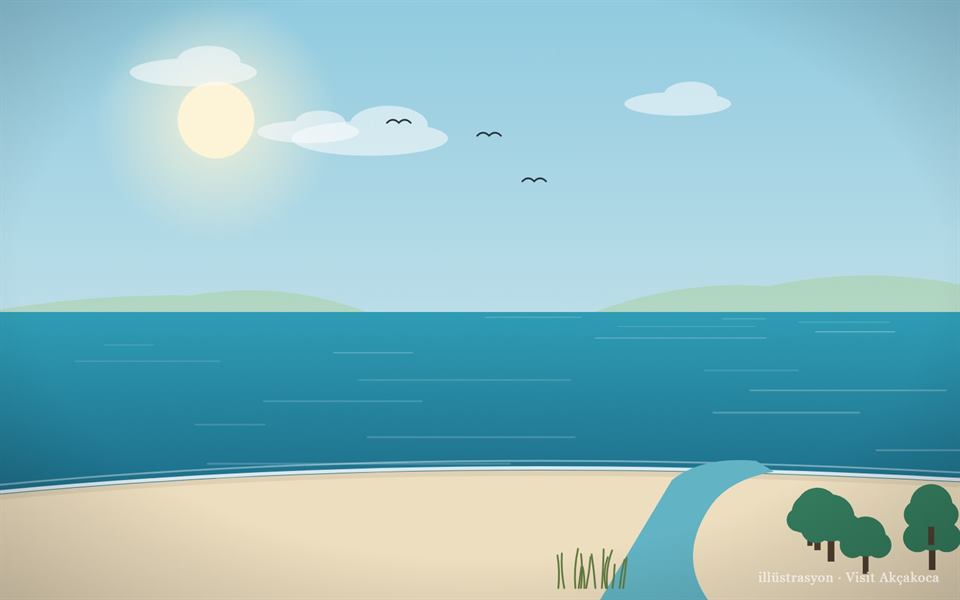Çayağzı Plajı (illüstrasyon)