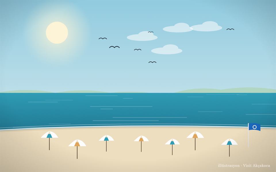 Martı Plajı (illüstrasyon)